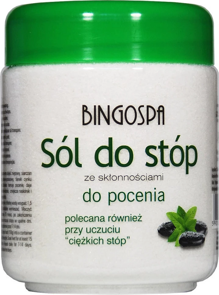 Kripë për këmbë BingoSpa për djersitje 550g