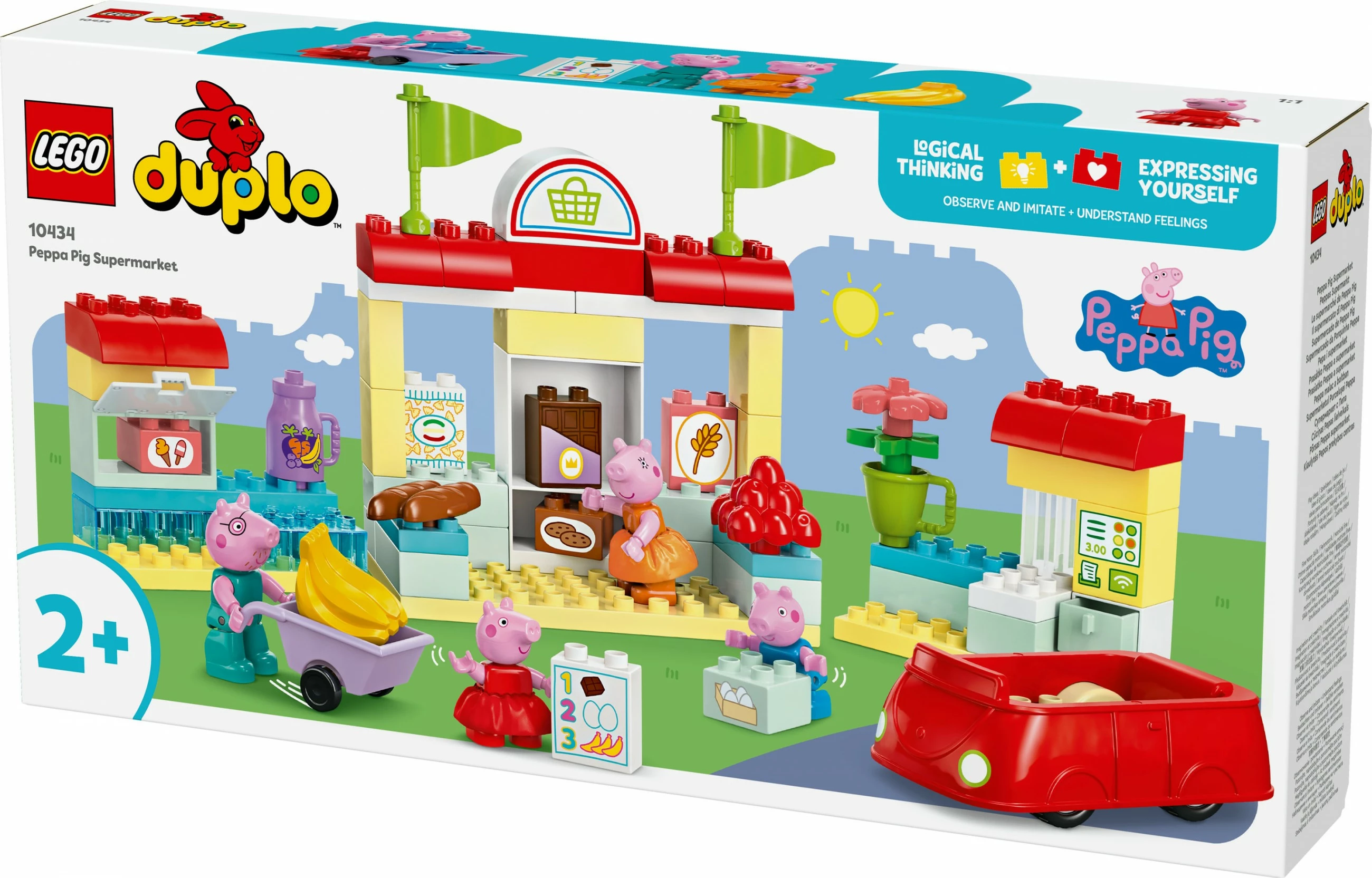 Set lodrash LEGO Duplo 10434 Peppa Pig Peppas Supermarkt