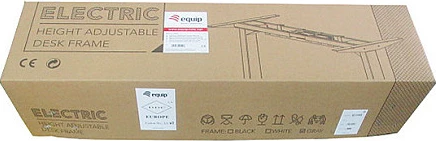 Kornizë tavoline EQUIP Dual Motor, ngritje elektrike 62-128 cm, 100 kg, 100-170 cm, hirtë