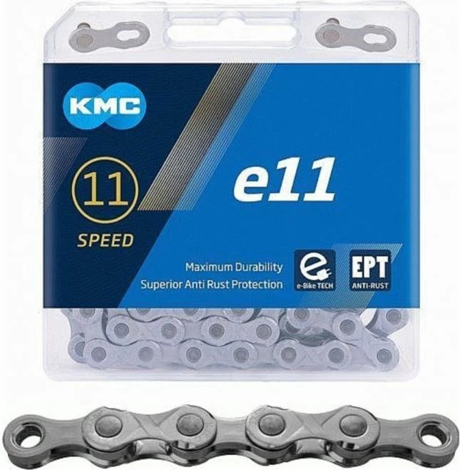 Zinxhir biçiklete KMC për meshkuj, argjendtë