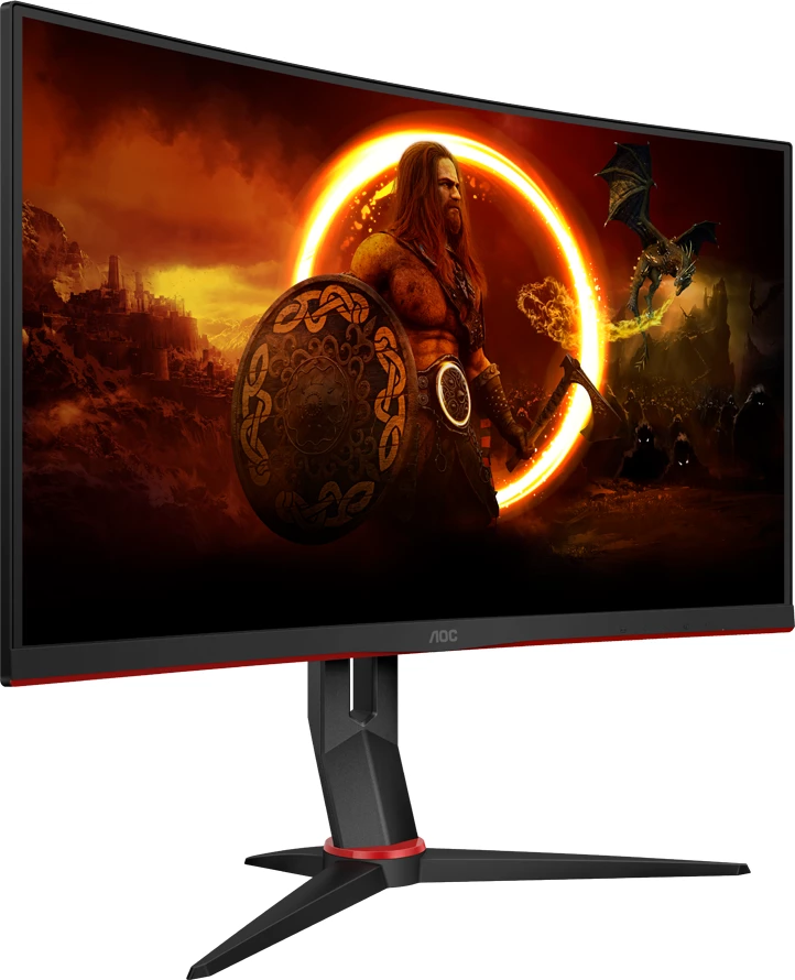 Monitor gaming AOC C27G2Z3 27" FHD 280Hz Fast VA 1ms Curved 1500R, zi/kuqe