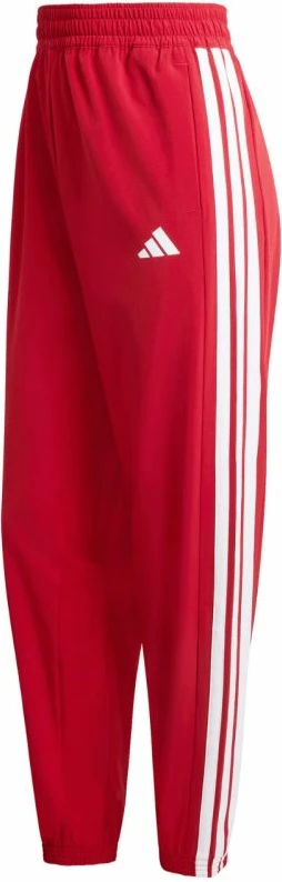 Pantallona sportive femra adidas Train Essentials 3-Stripes Woven KF8554, të kuqe