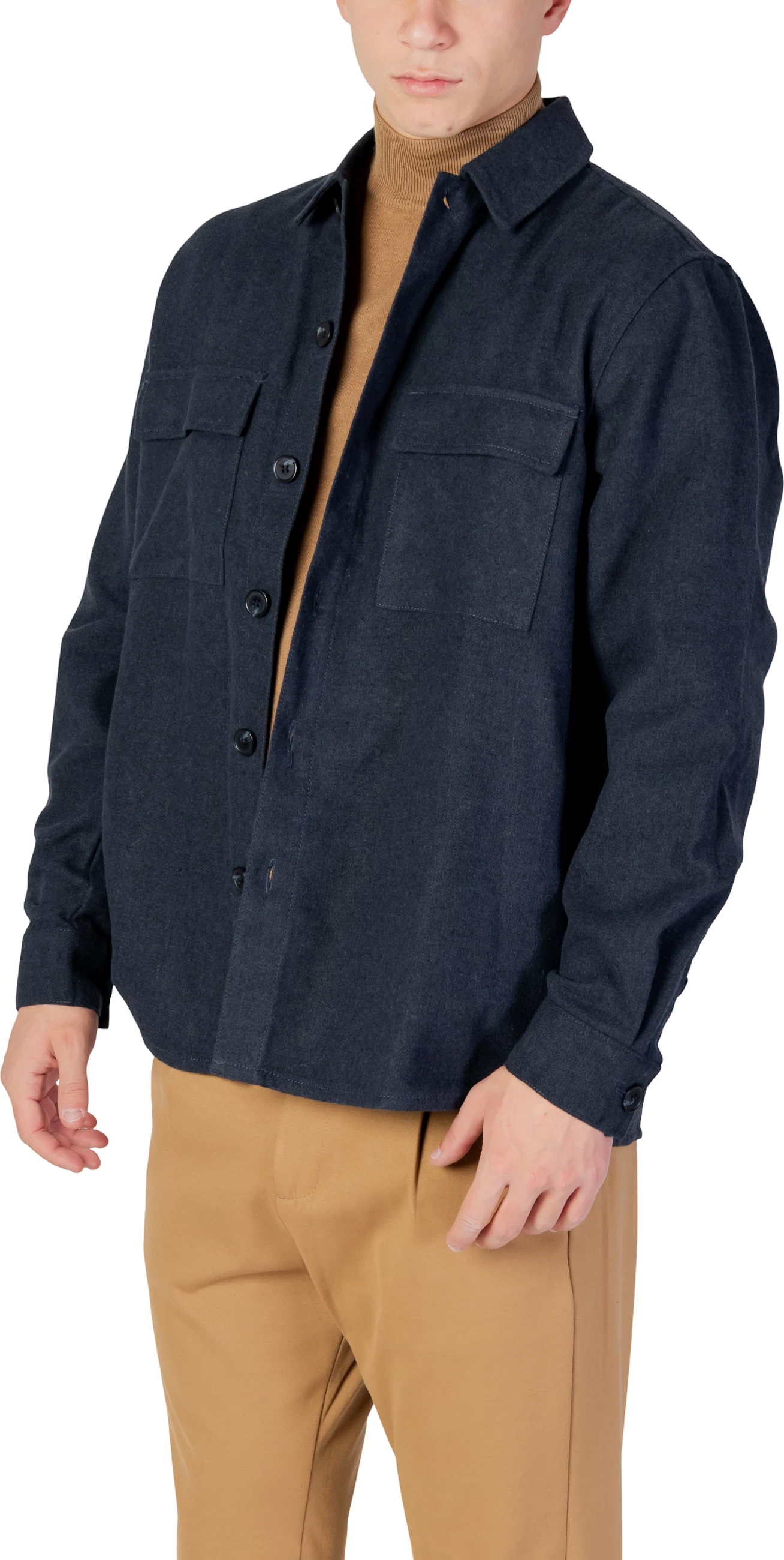 Jakne-këmishë overshirt për meshkuj Only & Sons ONSPAUL RLX 22034929, e kaltër [Madhësia: XL]