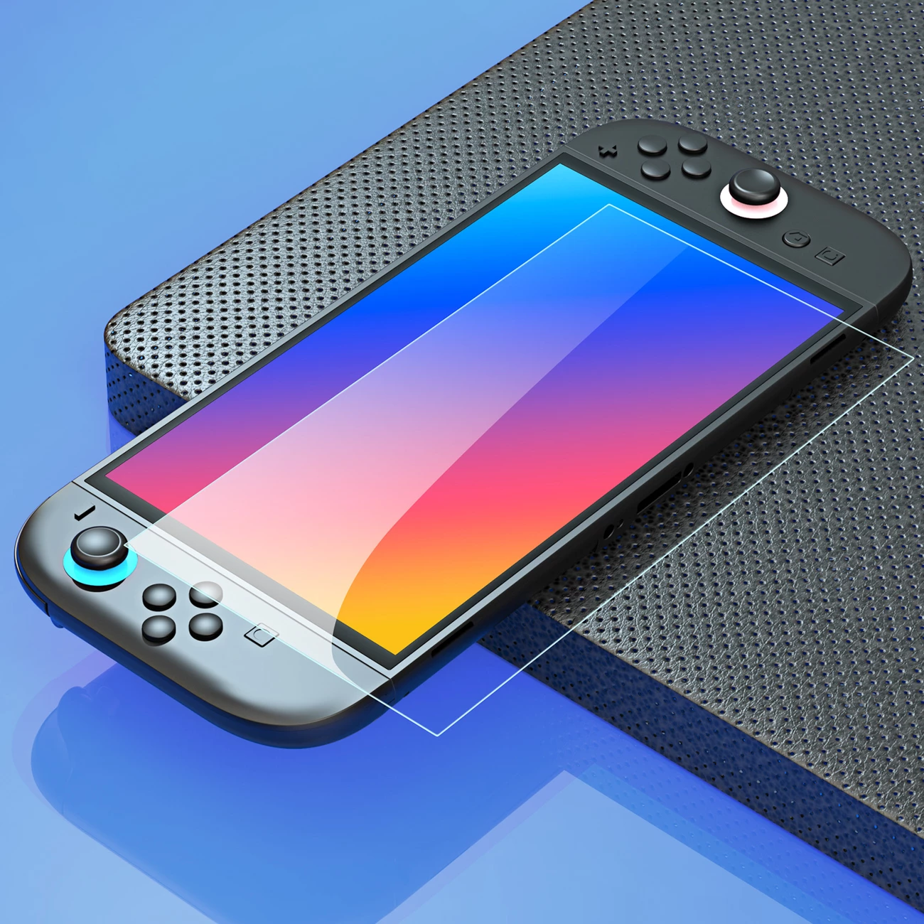 Mbrojtës ekrani xham i kalitur, Dux Ducis, HD për Nintendo Switch 2, 9H, 92% transparencë, kornizë instalimi