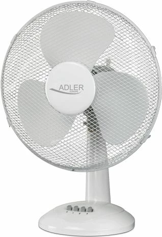 Ventilator tavoline Adler AD 7304 90W Ø40 cm 3 shpejtësi, i bardhë