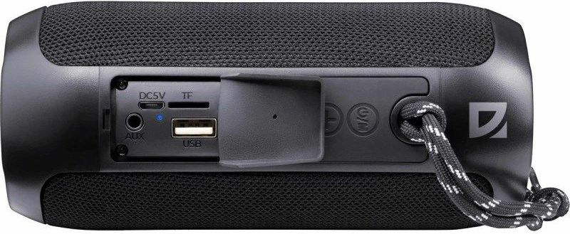 Altavoz portativ DEFENDER për outdoor, i zi