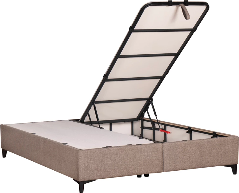 Baze krevati Interno me hapësirë për depo, 160x200cm, ngjyrë gri-kafe, 20-914, 200x160x34