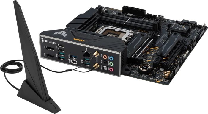 Pllakë amë ASUS TUF GAMING B660M-PLUS WIFI, DDR5, LGA1700, mATX, Wi‑Fi 6, 2.5GbE, USB 3.2 Gen 2x2, e zezë