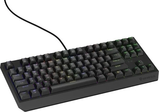 Tastierë mekanike Genesis Thor 230 TKL, Outemu Brown, RGB, anglisht, e zezë