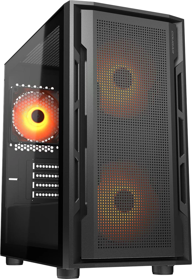 Kasë COUGAR UNIFACE MINI RGB Mini Tower, tempered glass, Micro-ATX/Mini-ITX, RGB, E zezë