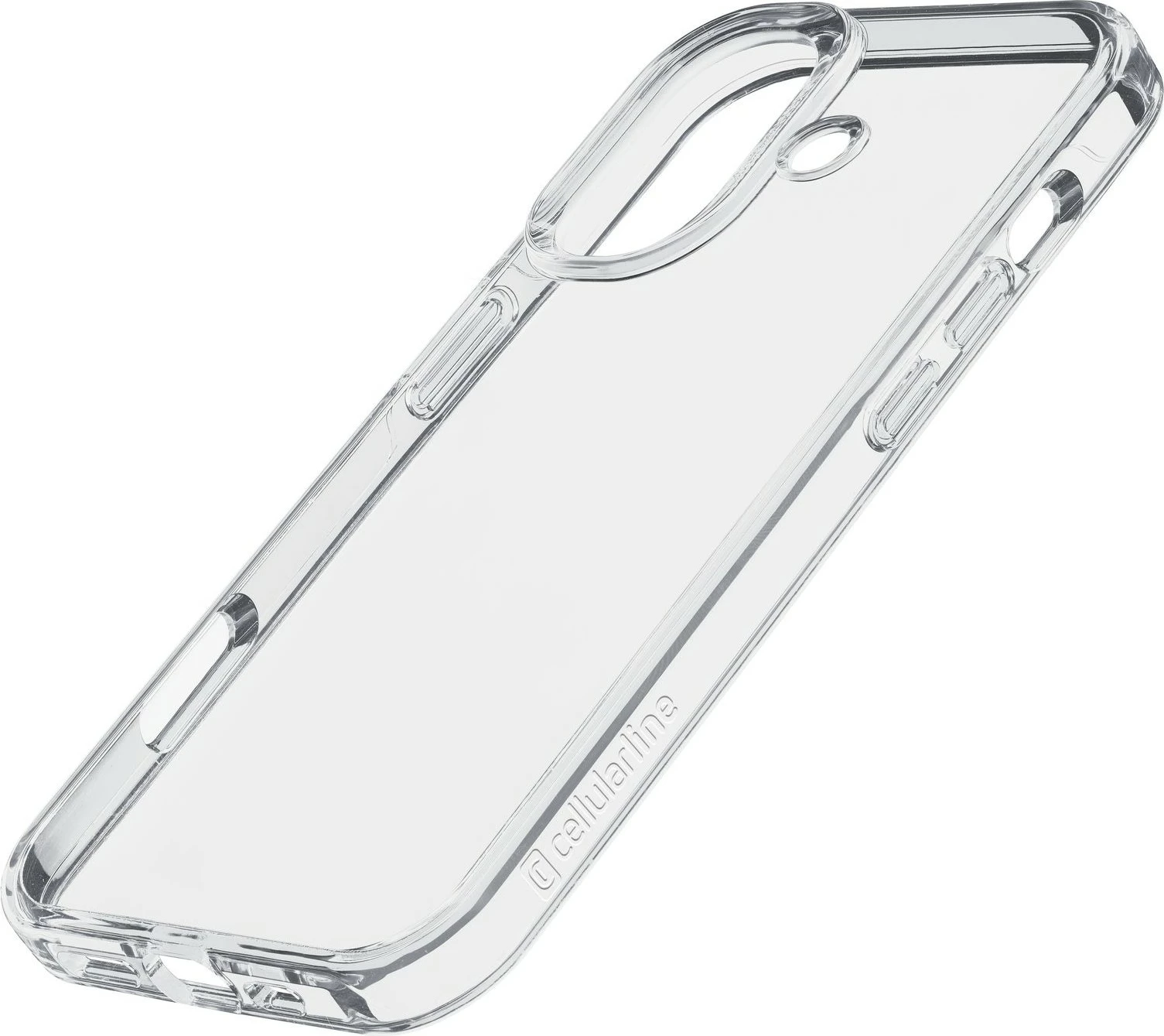 Mbështjellës Cellular Line Become Eco Case për iPhone 16, 6.1 inch, plastikë e ricikluar, transparent