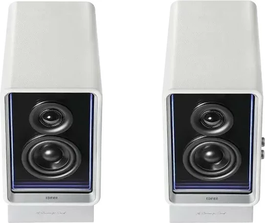 Altoparlantë Edifier QR65, 70W, RGB, Bluetooth, të bardhë