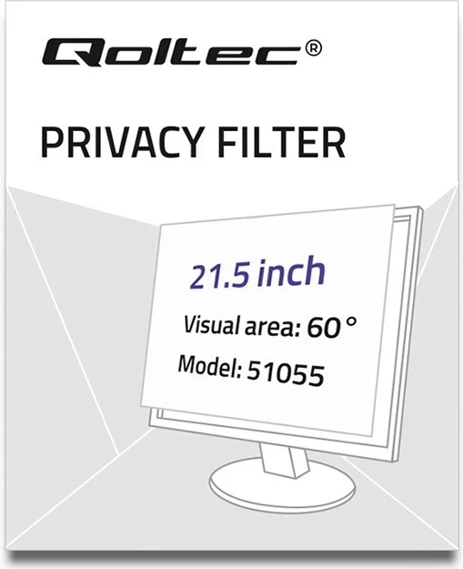 Filteri i Privatësisë për Monitor Qoltec 51055, 21.5", 16:9