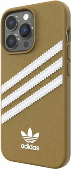 Mbështjellës Adidas OR Moulded PU për iPhone 13 Pro Max 6.7", bezhë e artë