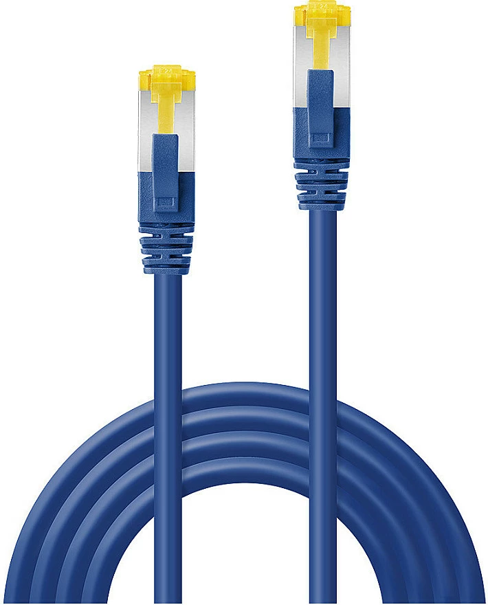 Kabllo rrjeti Ethernet LINDY 47276, Cat7 S/FTP, 0.5m, RJ45-RJ45, LSZH, blu