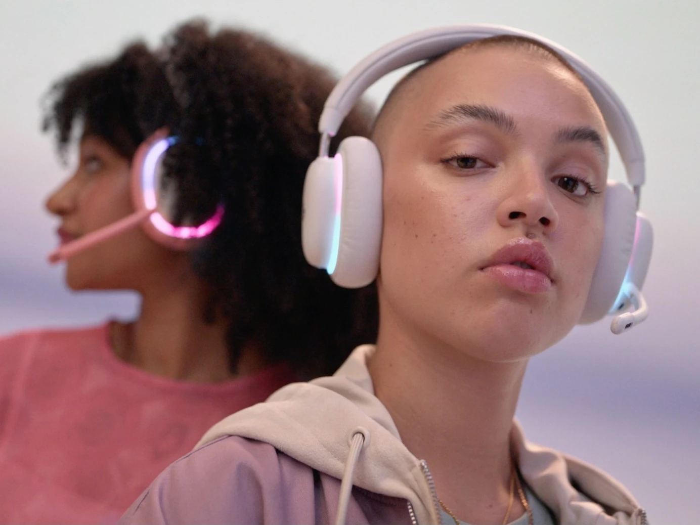 Kufje Logitech G735 wireless Bluetooth/LIGHTSPEED, full size, white mist