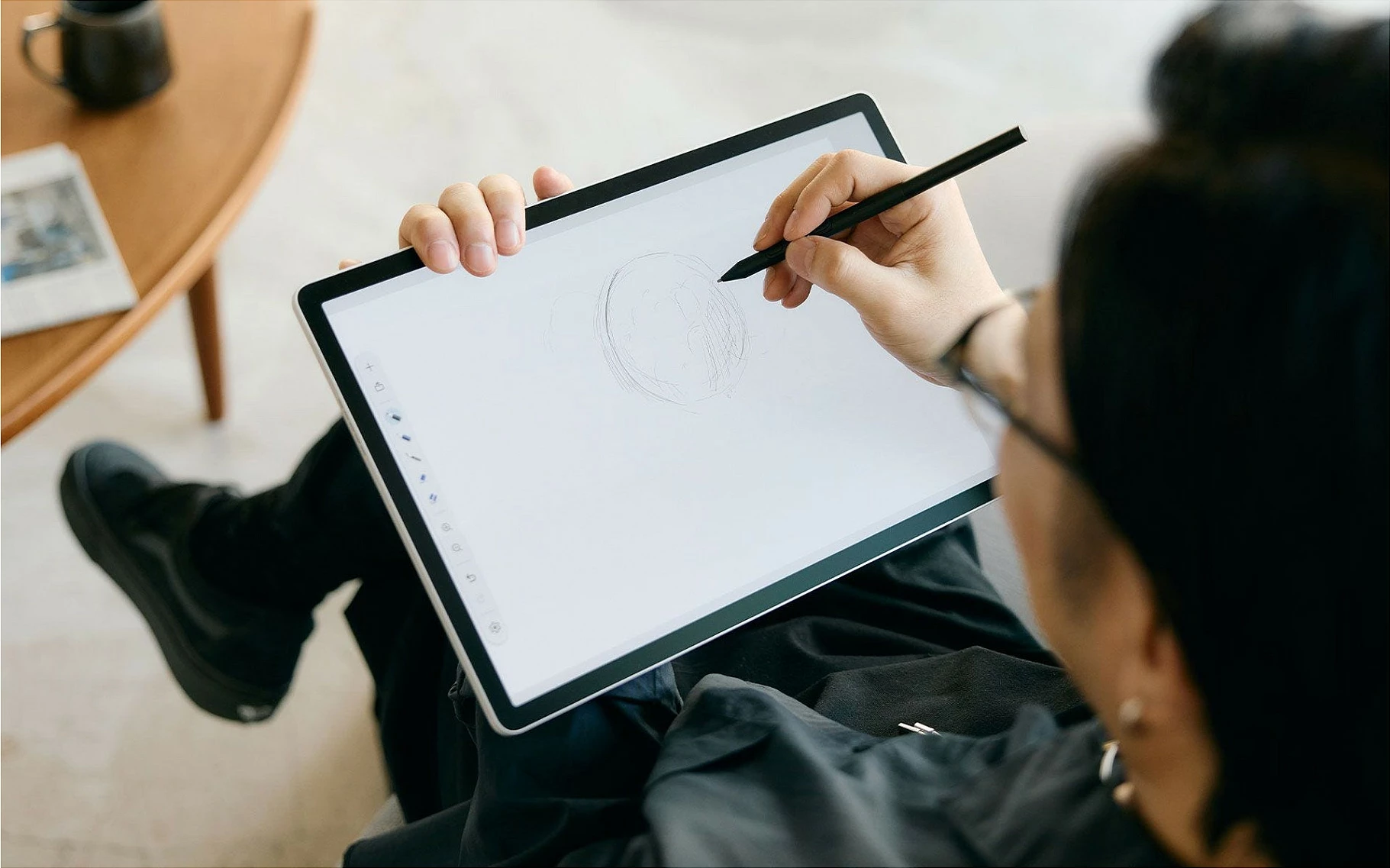 Tablet grafik Wacom MovinkPad Pro 14, OLED 14", 256GB, USB-C/Bluetooth, me pen, e zezë 6