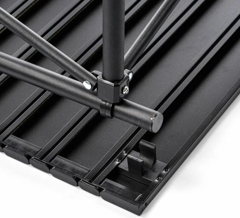 Tavolinë palosëse Meteor, e zezë