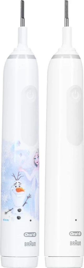 Set furça dhëmbësh elektrike Braun Oral-B Pro 3 3000 White + Oral-B Junior Frozen 6+, 2 copë, e bardhë