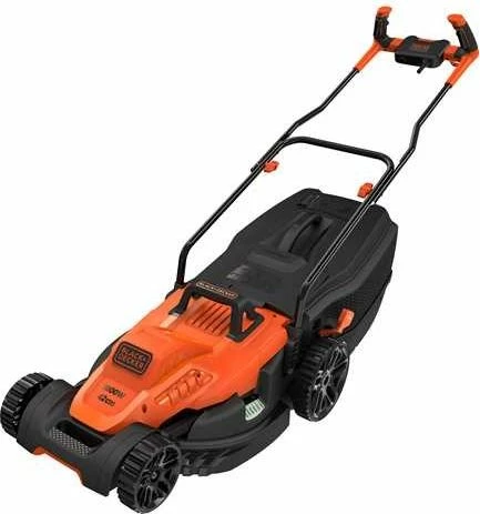 Kositëse bari elektrike Black&Decker BEMW471BH-QS 1600W, 38 cm, kosh 45 L, portokalli/zezë