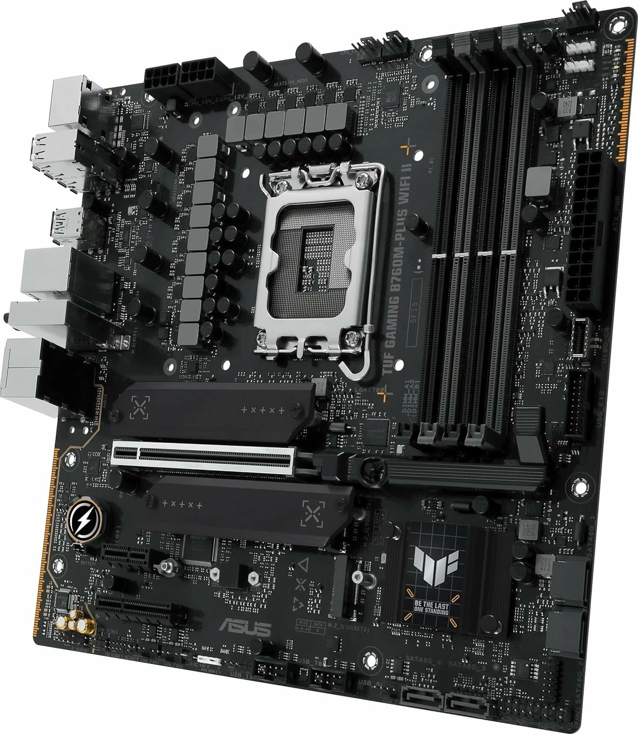 Pllakë amë Asus TUF GAMING B760M-PLUS WIFI II Micro ATX, WiFi 6E, Bluetooth
