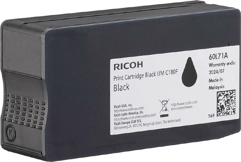 Toner Ricoh IJM C180F, 2000 faqe, i zi