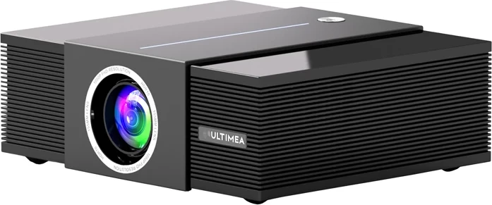 Projektor Ultimea Apollo P60 1080p, 900 ANSI, Wi‑Fi, Bluetooth 5.3, HDR10, altoparlantë 30W, e zezë, set me telekomandë