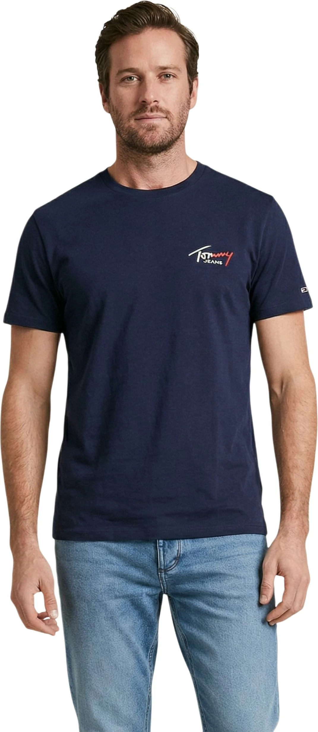 Maicë për meshkuj Tommy Hilfiger Jeans DM0DM22538, e kaltër e errët