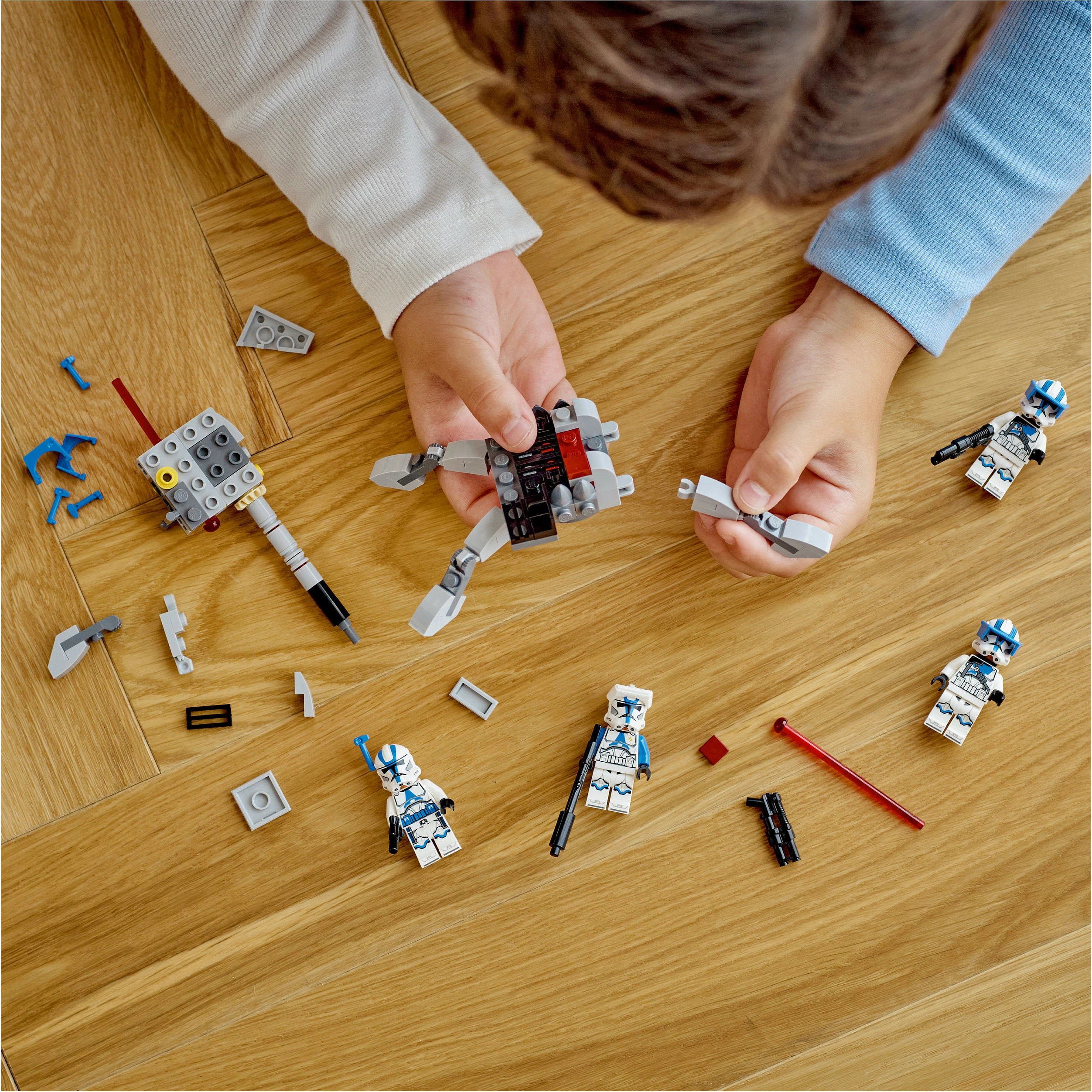 Set ndërtimi LEGO Star Wars 501st Clone Troopers, 119 pjesë, shumëngjyrësh
