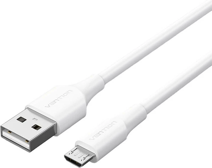 Kabllo USB 2.0 në Micro USB Vention CTIWF, 1m, e bardhë