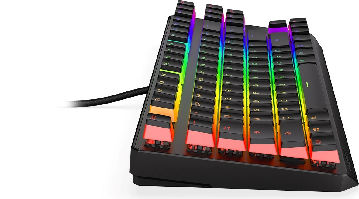 Tastierë Thock Endorfy, TKL, RGB, e zezë 
