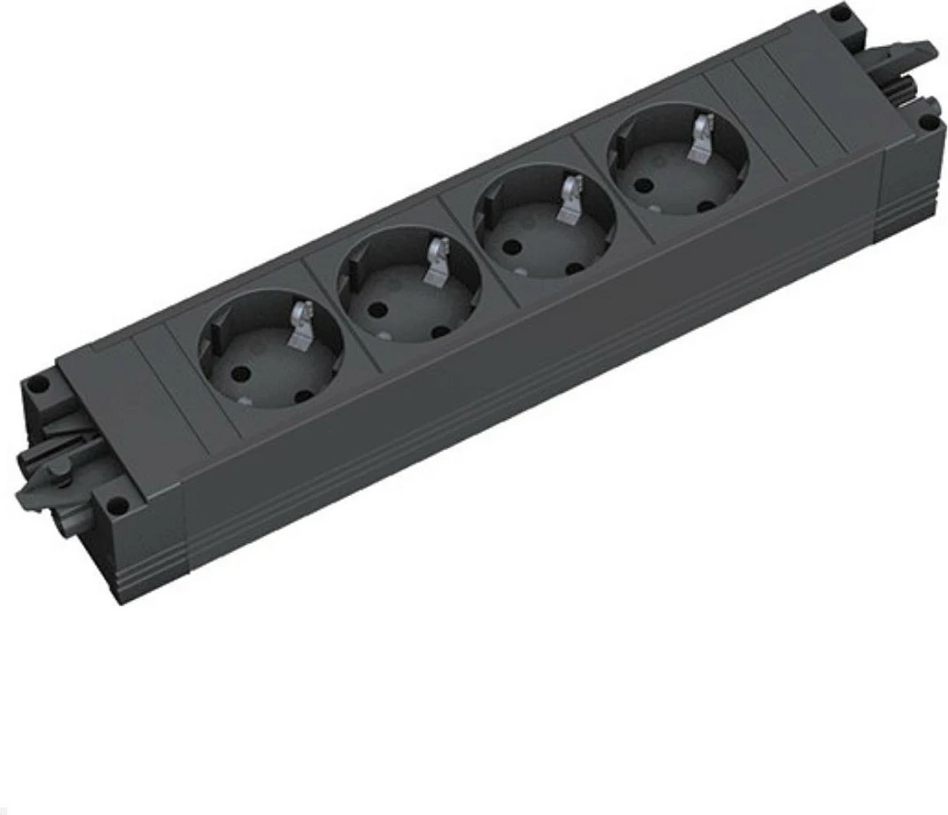 Bllok prizash Bachmann STEP BASE 4xCEE7/3 GST18, 4x Type F, 16A, 250V, i zi