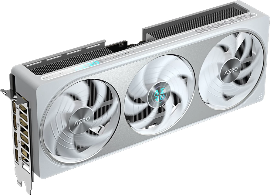Kartelë grafike GIGABYTE GeForce RTX 5070 AERO OC 12G 12GB GDDR7, PCIe 5.0, 192-bit, 3x DP, 1x HDMI, 16-pin, e bardhë