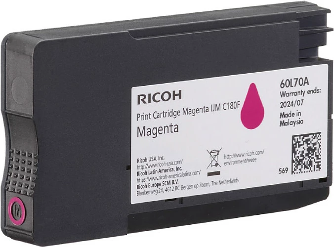 Toner Ricoh 408519 (60L70A) për IJM C180F, 1600 faqe, Magenta
