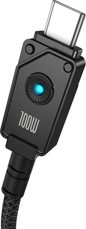 Kabllo USB Baseus Unbreakable, USB A në USB C, 2 m, 100 W, E zezë