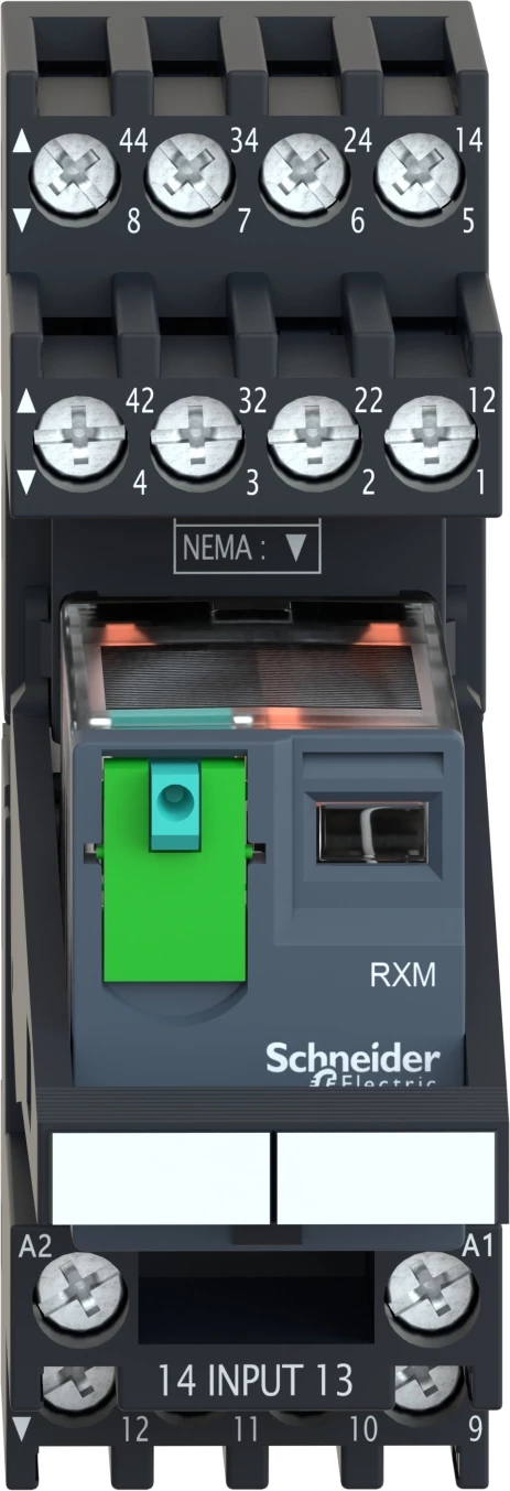 Rele Schneider Electric RXM4AB1BDPVM 24V DC 4CO 6A