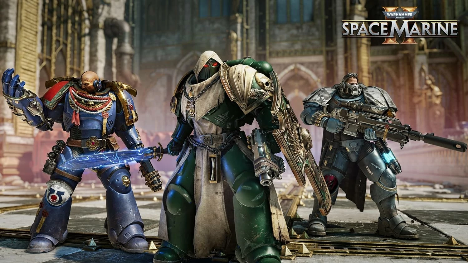 Lojë PS5 Focus Entertainment Warhammer 40,000: Space Marine 2, Ultima Limited Edition, PEGI 18, me SteelBook + Season Pass 1/2 + DLC Macragge's Chosen