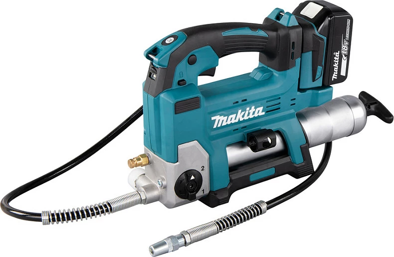 Pistoletë graso Makita DGP180Z, 18V Li-Ion, 475 ml, 690 bar, zorrë 1.2 m