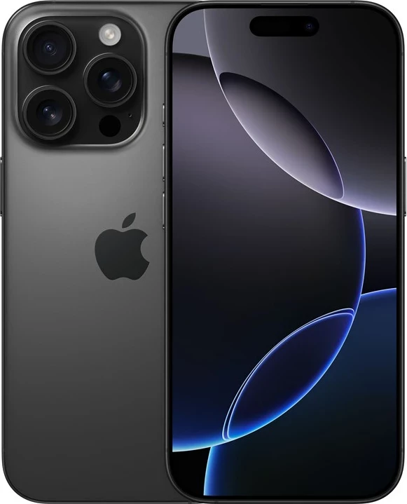 Apple iPhone 16 Pro, 6.3" , 256GB, black titanium 