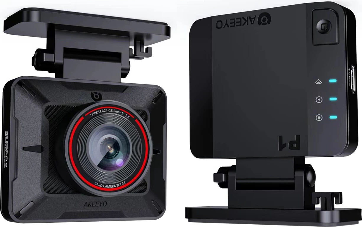 Kamerë makine AKEEYO P1 FullHD 30fps, 120°, WiFi 2.4G, USB-C, e zezë