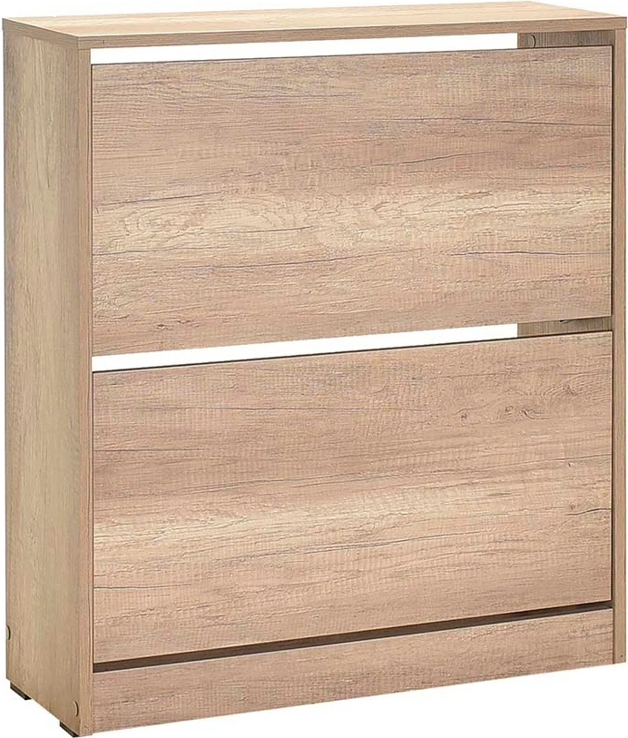 Dollap për këpucë, ngjyrë arrë e çelët, Hanah Home, Shc-520-Tt-1