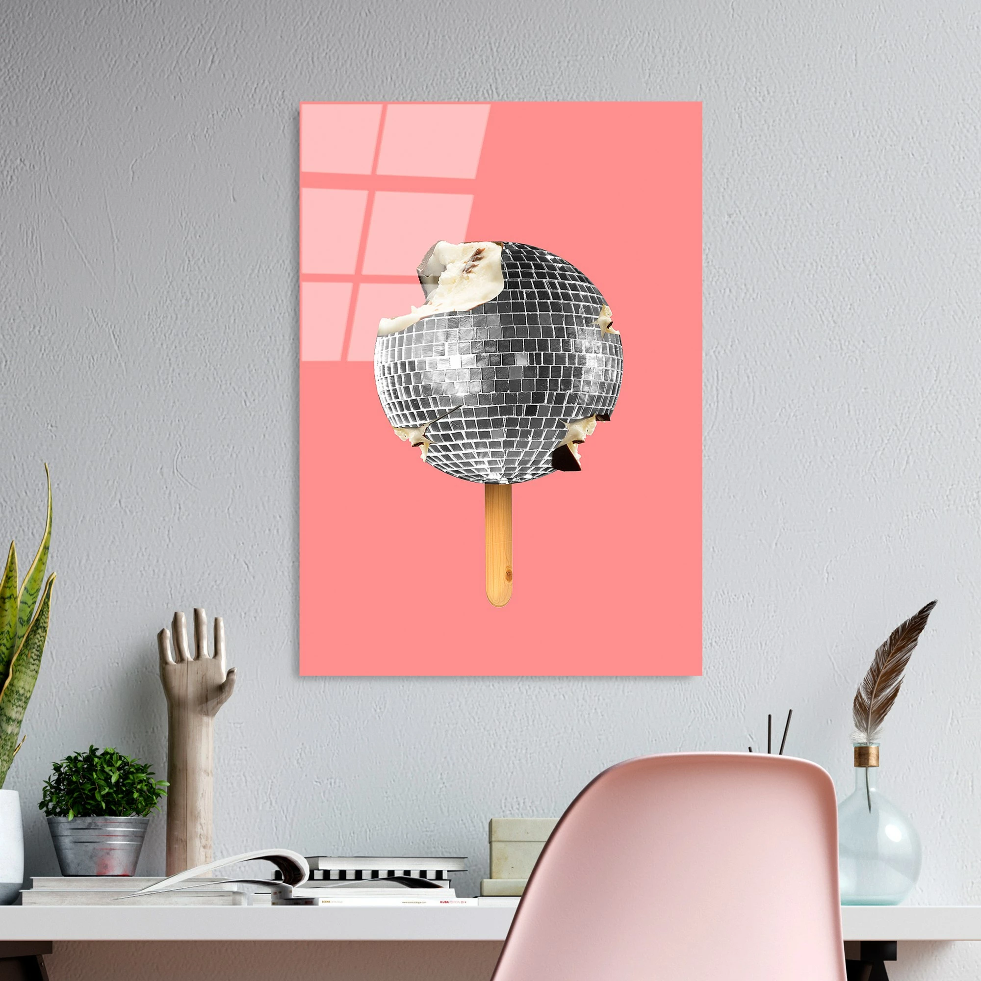 Pikturë dekorative prej xhami të temperuar, Wallity UV-873, 45x65cm