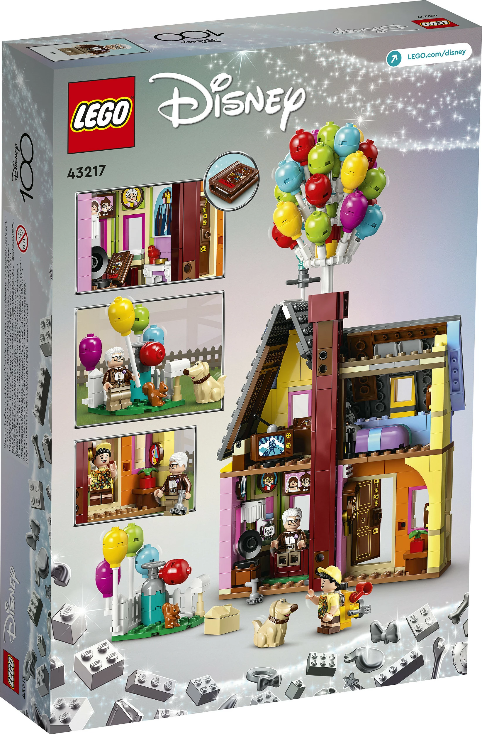 Set ndërtimi LEGO Disney 43217 Up House, 598 copë, shumëngjyrësh