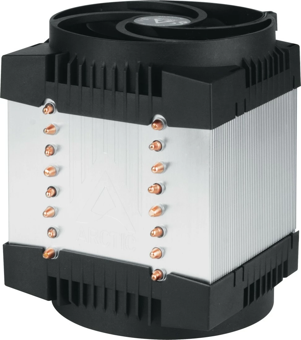 Ftohës ajri ARCTIC Freezer 4U-M Rev. 2, 2 ventilatorë 12cm, për server, alumini, zi