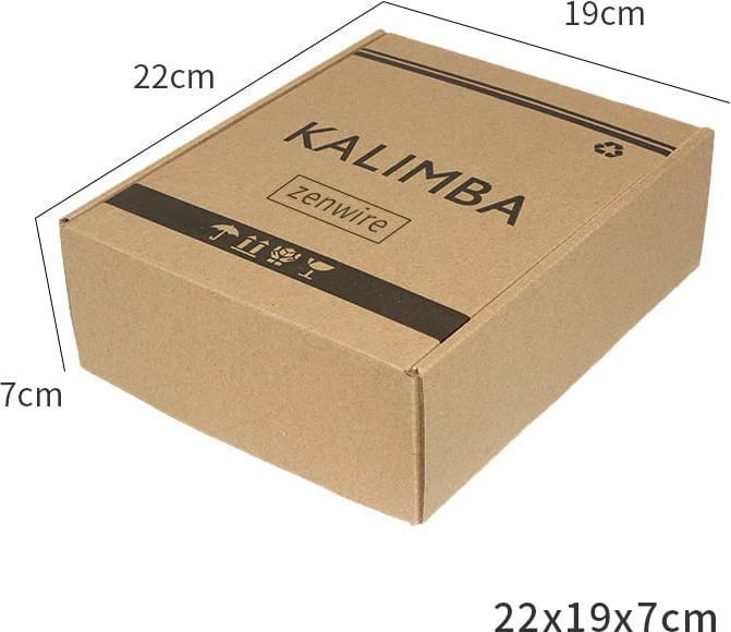 Kalimba Zenwire K-01 17 taste dru mahagoni me set aksesorësh, kafe