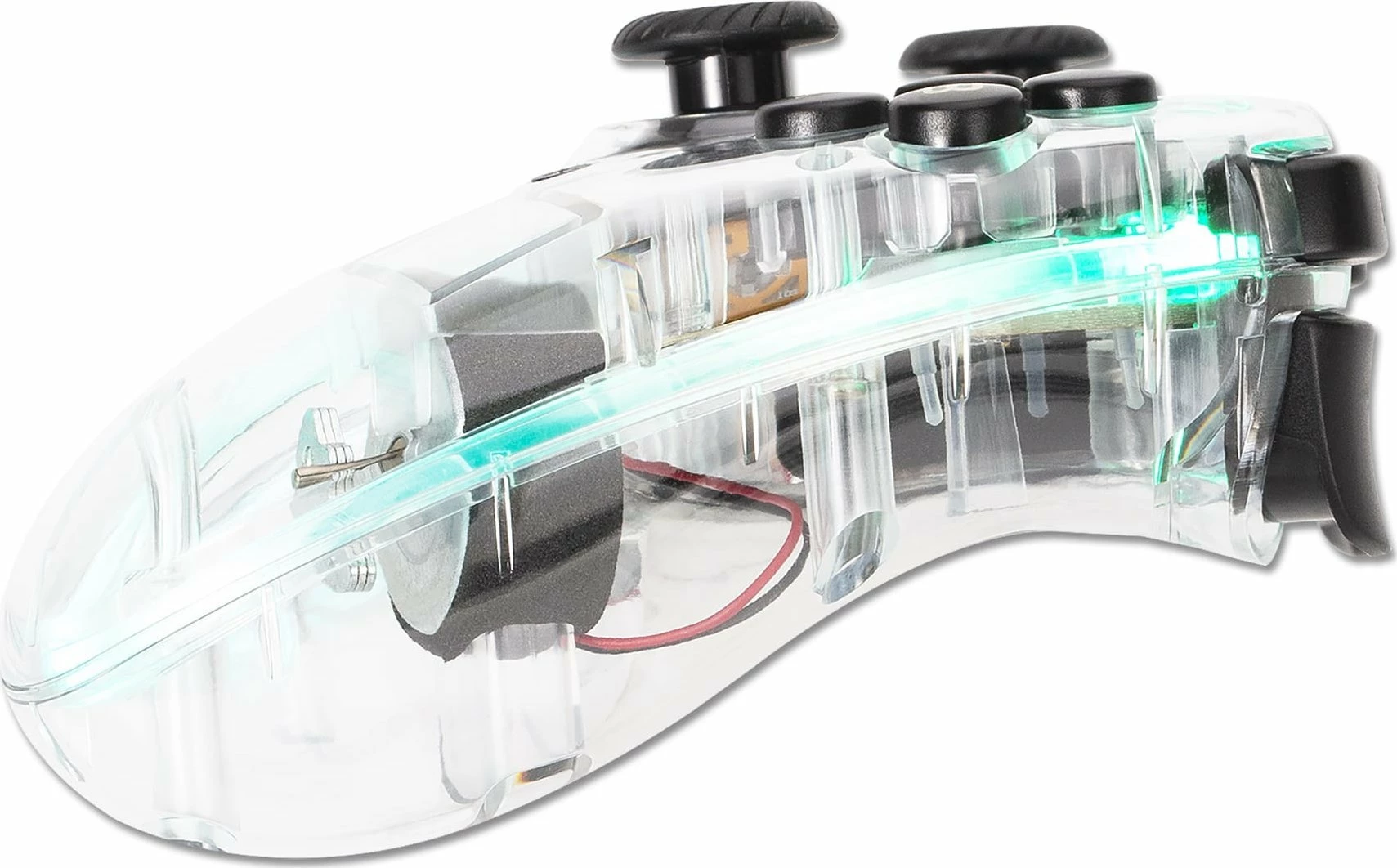 Kontroller lojërash Marvo Ghost 40 GT-88, Bluetooth wireless, RGB, bateri 800mAh, transparent