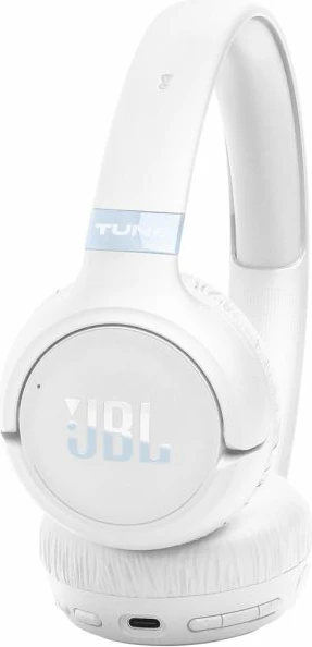 Kufje JBL Tune 680NC, wireless over-ear, ANC, Bluetooth 6.0, deri 76 orë, të bardha