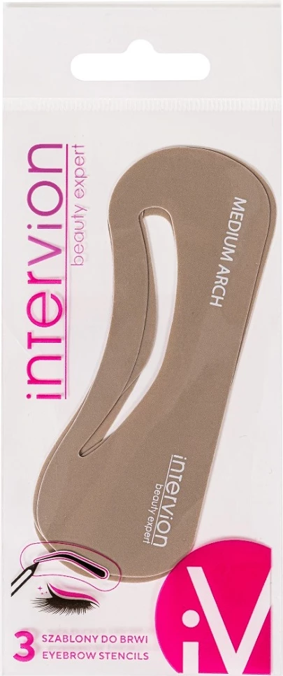 Template për vetulla Inter Vion brown për femra 3 copë