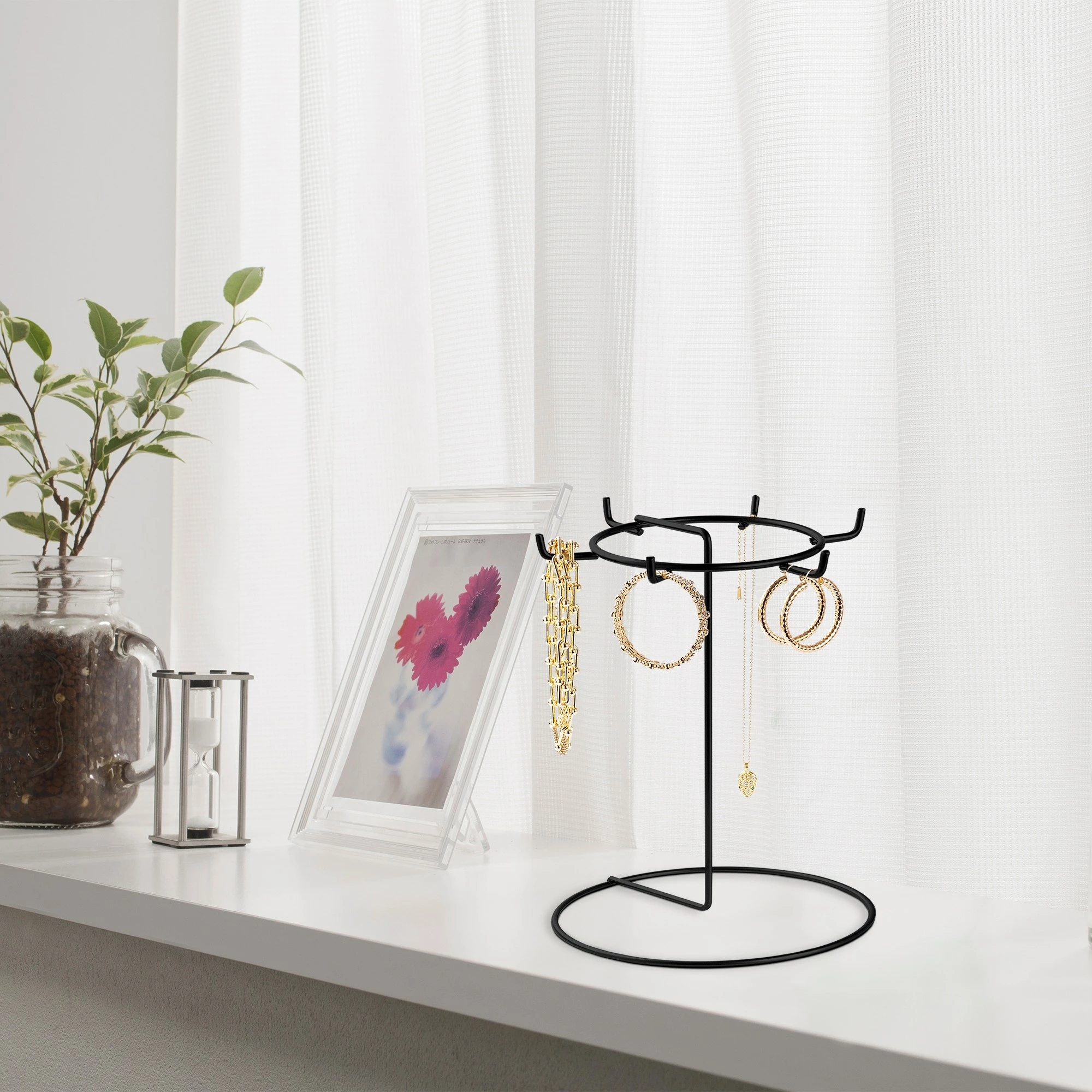 Stendë organizuese për stoli, dizajn Aberto, TK-001-B, e zezë