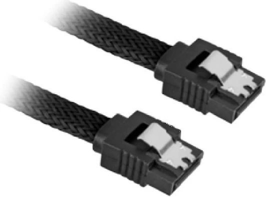 Kabllo SATA III Sharkoon 0.6m, e zezë